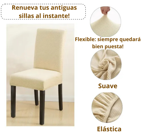 Juego (6PCS) funda para silla