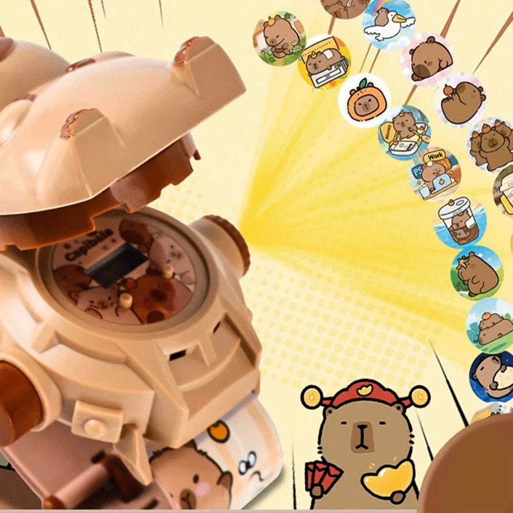 2 Relojes Proyector Capibara