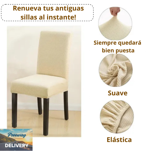 Juego (6PCS) funda para silla